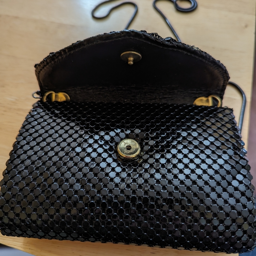 Womens Cocktail Clutch Evening Purse - Crossbody, Sequin-like Sparkle